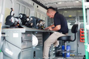 7 Things An Automotive Locksmith Can Do For You 42 Emergency Locksmith Working In Van